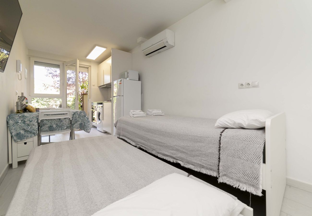 Estudio en Coslada - Apartamento con jardín privado